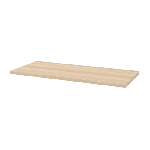 IKEA LAGKAPTEN OLOV Desk White Stained Oak Effect White 140x60